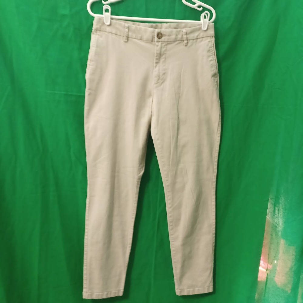 Old Navy Athletic Built-In Flex Chino Pants Mens 31x32 Beige Khaki‎ 408050-03